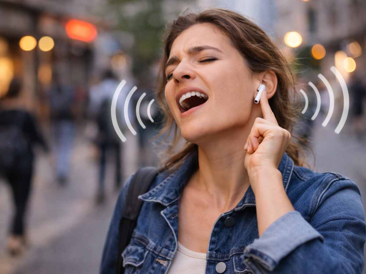 Ragazza con gli airpods 